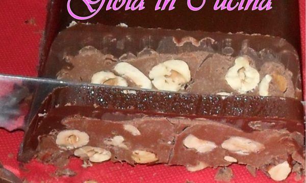 Torrone gianduja con nocciole