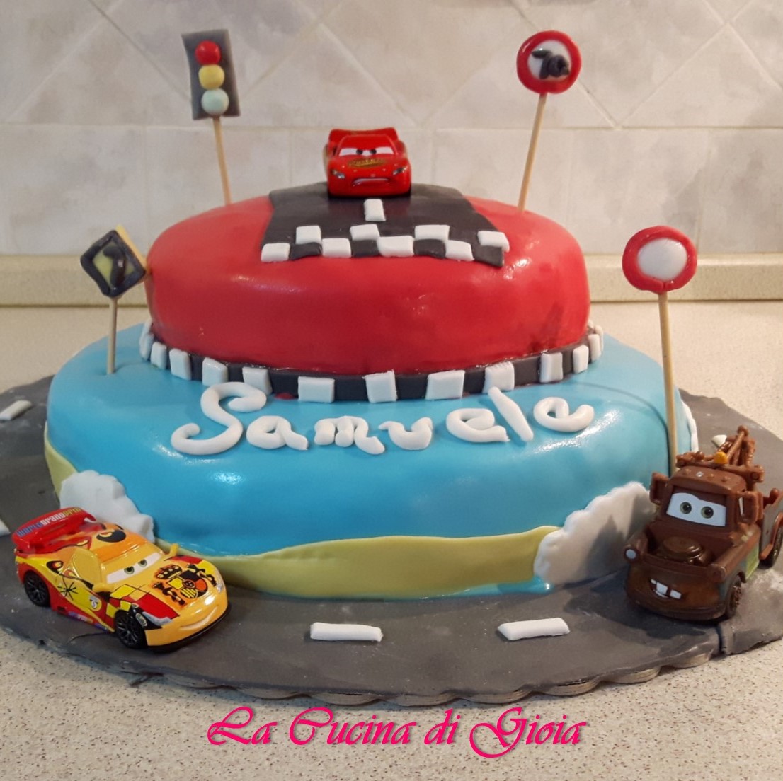 Torta di Compleanno di Cars