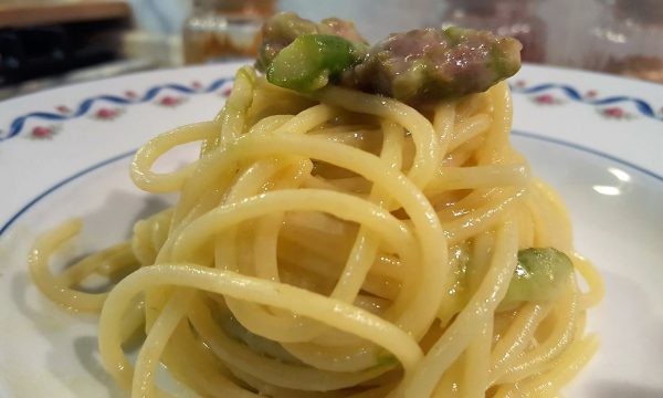 Spaghettoni Salsiccia e Asparagi