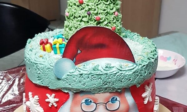 VideoRicetta Torta Babbo Natale con Albero