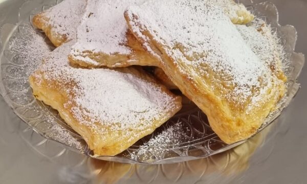 Fagottini con Crema Pasticcera e Nutella