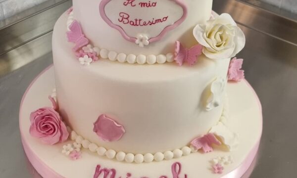 Cake Battesimo Micol💖💖💖💖💖