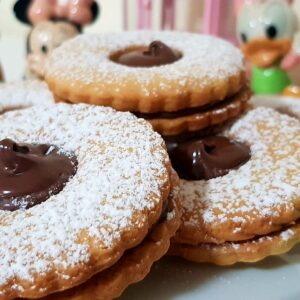 Biscotti Occhi di Bue alla Nutella