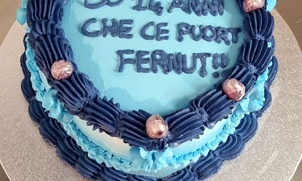 CAKE CUORE 14 ANNI